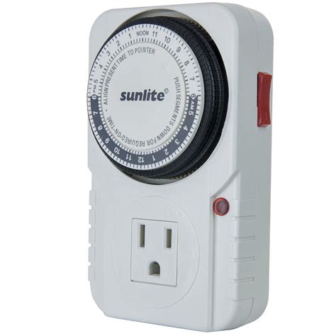 electrical box timer|electric timers for electrical outlets.